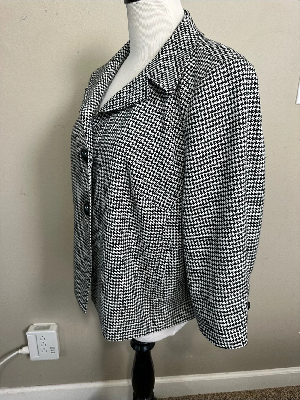 Talbots classic houndstooth